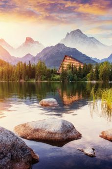 Lais Puzzle - See Strbske pleso in der Hohen Tatra, Slowakei, Europa - 2.000 Teile