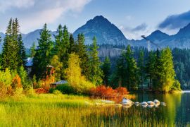 Lais Puzzle - Majestätischer Bergsee im Nationalpark Hohe Tatra. Strbske pleso, Slowakei - 2.000 Teile