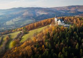 Lais Puzzle - Luftaufnahme der Basilika Mariä Heimsuchung in Levoca, Slowakei - 1.000 Teile