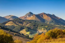 Lais Puzzle - Landschaft mit Bergen bei Sonnenaufgang. Mala Fatra National Park, in der Nähe des Dorfes Terchova in der Slowakei, Europa - 2.000 Teile