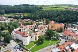 Lais Puzzle - Luftaufnahme der Burg in der Stadt Kezmarok in der Slowakei - 2.000 Teile