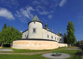 Lais Puzzle - Burg Bytca, eine Wasserburg aus dem 13. Jahrhundert, die im 16. Jahrhundert im Stil der Renaissance umgebaut wurde. Slowakei - 1.000 Teile