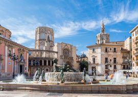 Lais Puzzle - Ansichten der verschiedenen Gebäude und Straßen der Stadt Valencia, Spanien - 1.000 Teile