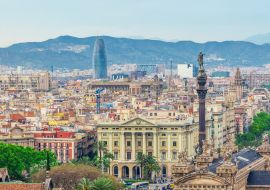 Lais Puzzle - Barcelona Attraktionen, Stadtbild von Barcelona, Katalonien, Spanien - 1.000 Teile