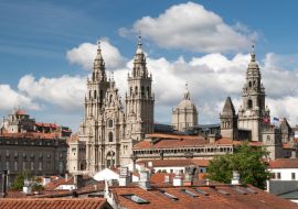 Lais Puzzle - Blick auf die Kathedrale von Santiago de Compostela - 1.000 Teile