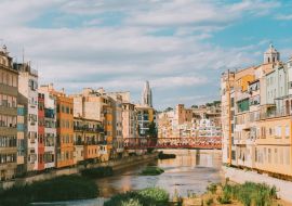 Lais Puzzle - Landschaft der Stadt Girona, Katalonien, Spanien, Sommerurlaub in Europa - 1.000 Teile