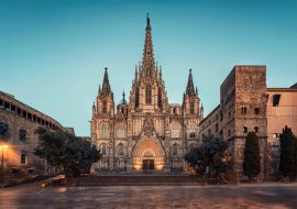 Lais Puzzle - Kathedrale von Barcelona am Abend, Spanien - 1.000 Teile