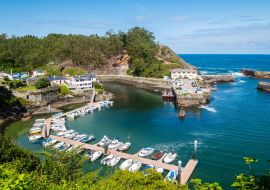 Lais Puzzle - puerto de vega ist ein Fischerdorf in Asturien, Spanien - 1.000 Teile