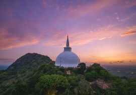 Lais Puzzle - Mihintale in Anuradhapura, Sri Lanka in der Abenddämmerung - 1.000 Teile