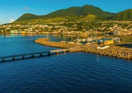 Lais Puzzle - Ein Blick über Basseterre, St. Kitts im frühen Morgenlicht - 1.000 Teile