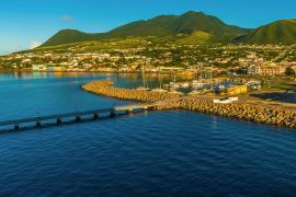 Lais Puzzle - Ein Blick über Basseterre, St. Kitts im frühen Morgenlicht - 2.000 Teile