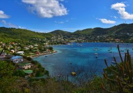 Lais Puzzle - Bequia, St. Vincent und die Grenadinen- Blick auf Admiralty Bay, Port Elizabeth von Fort Hamilton auf der Grenadineninsel Bequia - 1.000 Teile