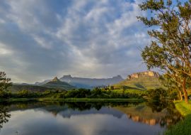 Lais Puzzle - Royal Natal National Park mit Blick auf das Amphitheater. Ukhahlamba Drakensberg Park. KwaZulu Natal. Süd-Afrika - 1.000 Teile