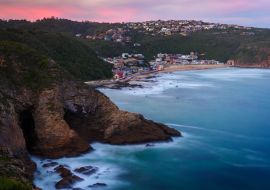 Lais Puzzle - Herolds Bay bei George, vom Aussichtspunkt Voëlklip aus gesehen. Gartenroute. Westliches Kap. Süd-Afrika - 1.000 Teile