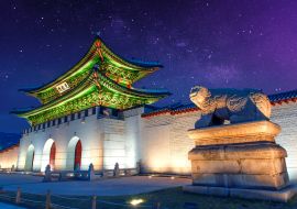 Lais Puzzle - Gyeongbokgung-Palast und Milchstraße in Seoul, Südkorea - 1.000 Teile