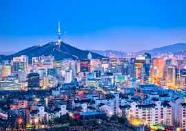 Lais Puzzle - Stadtbild von Seoul in der Dämmerung in Südkorea - 1.000 Teile