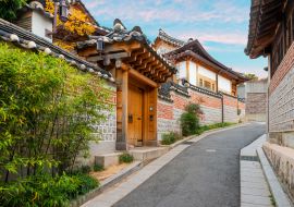 Lais Puzzle - Traditionelle koreanische Architektur im Bukchon Hanok Dorf in Seoul, Südkorea - 1.000 Teile