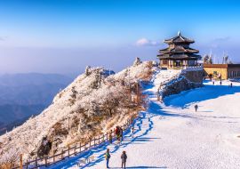 Lais Puzzle - Die Schönheit des Winters auf dem Berg Deogyusan in Muju City, Südkorea - 1.000 Teile