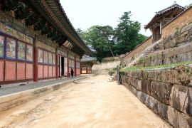 Lais Puzzle - Haeinsa-Tempel in Hapcheon-gun, Südkorea. Haeinsa ist ein alter traditioneller koreanischer Tempel - 2.000 Teile