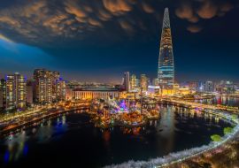 Lais Puzzle - Nächtliches Stadtbild von Seoul - 1.000 Teile