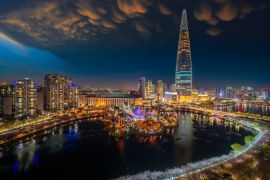 Lais Puzzle - Nächtliches Stadtbild von Seoul - 2.000 Teile