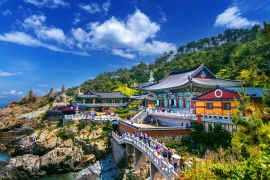 Lais Puzzle - Haedong Yonggungsa-Tempel und Haeundae-See in Busan, Südkorea - 2.000 Teile