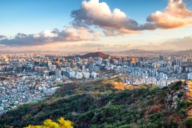 Lais Puzzle - Blick auf die Stadt Seoul im Herbst in Südkorea - 2.000 Teile
