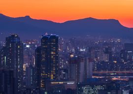 Lais Puzzle - Nächtliche Stadtansicht von Seoul, Südkorea bei Sonnenuntergang - 1.000 Teile