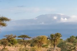 Lais Puzzle - Blick auf den Kilimandjaro in Tansania, mit der Savanne, schönes Panorama - 2.000 Teile