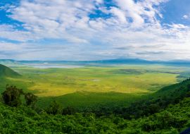 Lais Puzzle - Blick über den Ngorongoro-Krater, Tansania, Ostafrika (UNESCO-Weltkulturerbe) - 1.000 Teile
