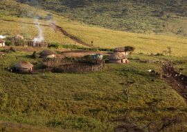 Lais Puzzle - Traditionelles Dorf der Massai im Ngorongoro-Nationalpark, Tansania - 1.000 Teile