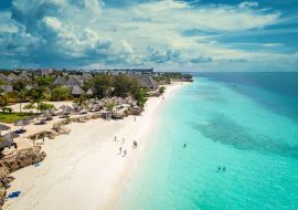 Lais Puzzle - Luftaufnahme des Nungwi Beach in Sansibar, Tansania - 1.000 Teile