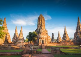 Lais Puzzle - Landschaft im Ayutthaya Historical Park in Ayutthaya, Thailand - 1.000 Teile