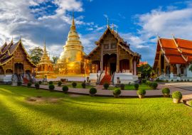 Lais Puzzle - Wat Phra Singh befindet sich im westlichen Teil der Altstadt von Chiang Mai, Thailand - 1.000 Teile