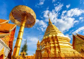 Lais Puzzle - Wat Phra That Doi Suthep ist eine Touristenattraktion in Chiang Mai, Thailand - 1.000 Teile
