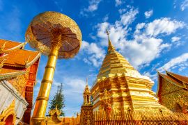 Lais Puzzle - Wat Phra That Doi Suthep ist eine Touristenattraktion in Chiang Mai, Thailand - 2.000 Teile