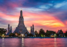 Lais Puzzle - Wat Arun der Tempel der Morgenröte ist das Wahrzeichen von Bangkok - 1.000 Teile
