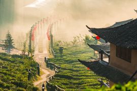 Lais Puzzle - Ban Rak Thai Dorf, Mae Hong Son Provinz Nordthailand - 2.000 Teile