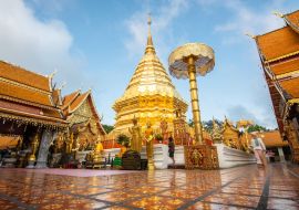 Lais Puzzle - Wat Phra That Doi Suthep ist ein theravada-buddhistischer Tempel (Wat) in der Provinz Chiang Mai, Thailand - 1.000 Teile