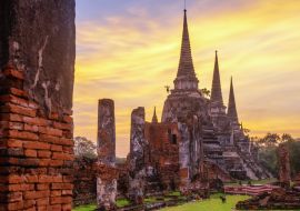 Lais Puzzle - Wat Phra Si Sanphet ist ein historischer Park in Ayutthaya, Thailand. - 1.000 Teile