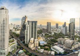 Lais Puzzle - Thonglor Sukhumvit Bangkok Thailand Skyline - 1.000 Teile