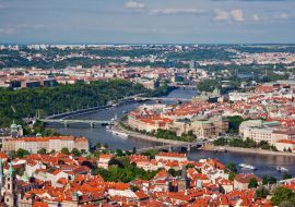 Lais Puzzle - Blick aus der Luft auf die Stadt. Prag, Tschechische Republik - 1.000 Teile