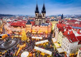 Lais Puzzle - Prag, Tschechische Republik - Weihnachtsmarkt - 1.000 Teile