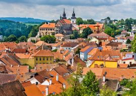 Lais Puzzle - Panorama von Trebic, einer UNESCO-Weltkulturerbestätte in der Tschechischen Republik - 1.000 Teile