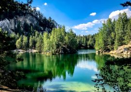 Lais Puzzle - Adrspach See - Der See in den Adršpach-Teplice Felsen in der Tschechischen Republik - 1.000 Teile