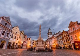 Lais Puzzle - Masaryk-Platz in der Altstadt von Trebon, Tschechische Republik - 1.000 Teile
