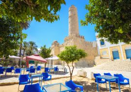 Lais Puzzle - Antike Festung mit hohem Turm. Sousse, Tunesien, Nordafrika - 1.000 Teile