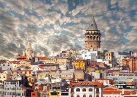 Lais Puzzle - Stadtbild mit Galata-Turm über dem Goldenen Horn in Istanbul, Türkei - 1.000 Teile