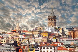 Lais Puzzle - Stadtbild mit Galata-Turm über dem Goldenen Horn in Istanbul, Türkei - 2.000 Teile