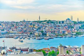 Lais Puzzle - Blick vom Galata-Turm in Istanbul bei Sonnenuntergang - 2.000 Teile